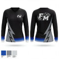 Feagin Mill Wolves 69312825 Women's Long Sleeve V-neck Shirt - 1