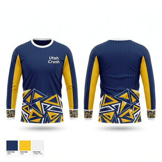 Long Sleeve Performance Shirt, Utah Crush, Baseball, Teamtime, Team time, sublimation, custom sports apparel, team uniforms, spirit wear, spiritwear, sports uniforms, custom shirts, team store, custom team store, fundraiser sports, apparel fundraiser