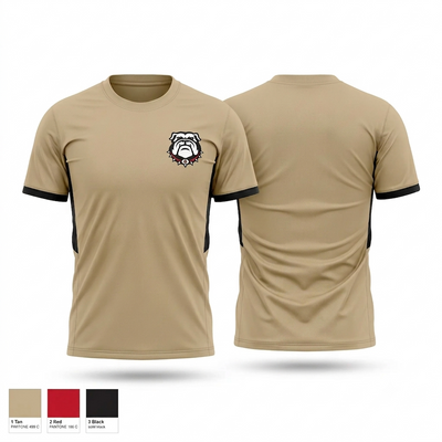 Hickman County Bulldogs Soft Poly Tee Cotton Like Feel - 2