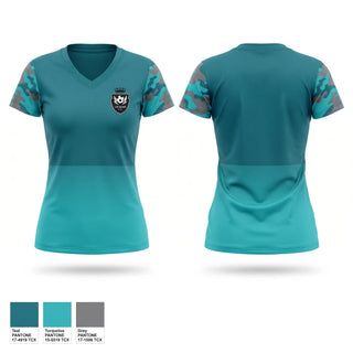 Womens Short Sleeve Vneck Shirt, MAMIS F.C, Women's Soccer, Teamtime, Team time, sublimation, custom sports apparel, team uniforms, spirit wear, spiritwear, sports uniforms, custom shirts, team store, custom team store, fundraiser sports, apparel fundraiser
