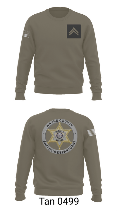 Wayne County Sheriff’s Department 8145507 Crew Neck Sweatshirt - 62