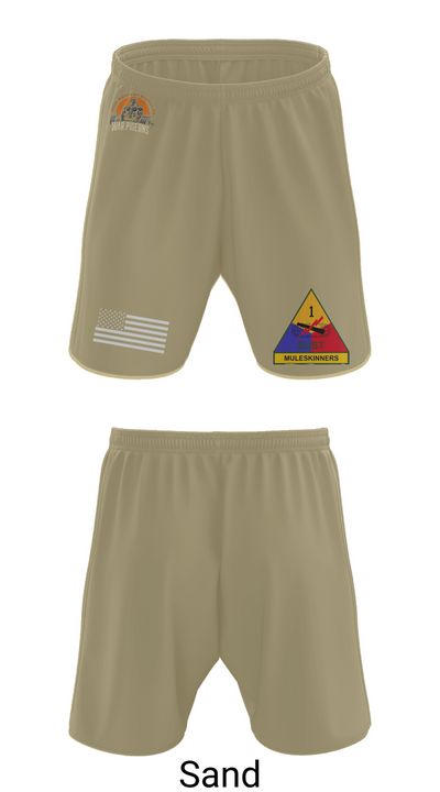 261st War Pigeons Athletic Shorts With Pockets - 89