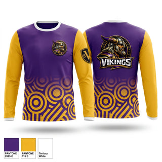 Long Sleeve Performance Shirt, Tarboro High Vikings, , Teamtime, Team time, sublimation, custom sports apparel, team uniforms, spirit wear, spiritwear, sports uniforms, custom shirts, team store, custom team store, fundraiser sports, apparel fundraiser
