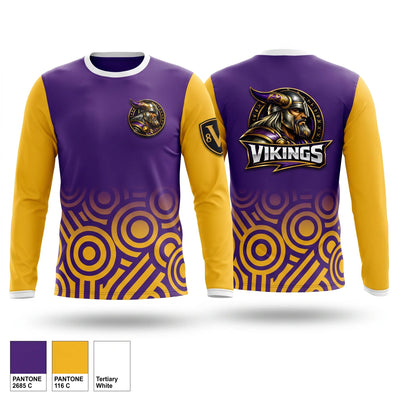 Tarboro High Vikings Long Sleeve Performance Shirt - 1