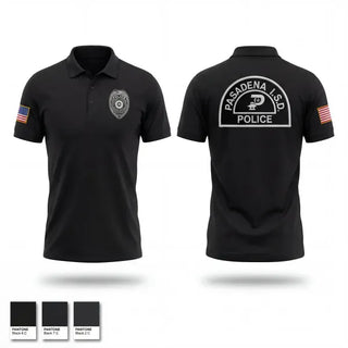 Short Sleeve Performance Polo, Pasadena I.S.D., Police, Teamtime, Team time, sublimation, custom sports apparel, team uniforms, spirit wear, spiritwear, sports uniforms, custom shirts, team store, custom team store, fundraiser sports, apparel fundraiser