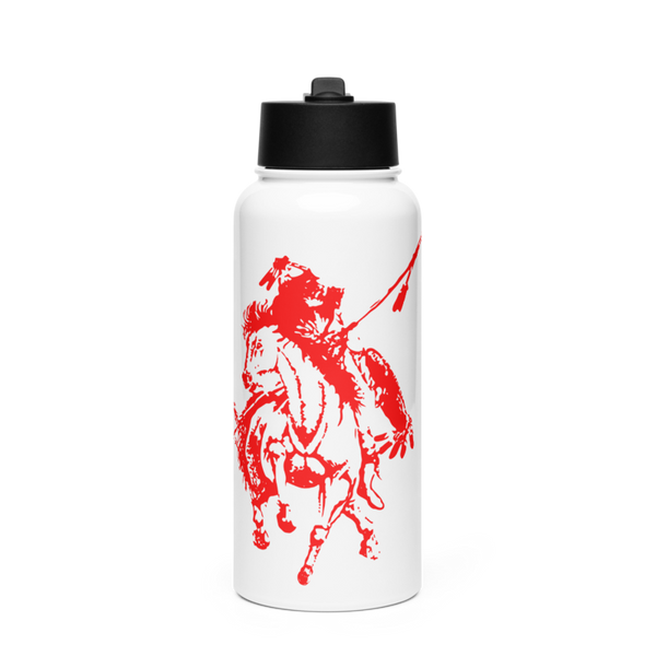 Pine Hill High School Volleyball 60405562 Stainless Steel Water Bottle with a Straw Lid