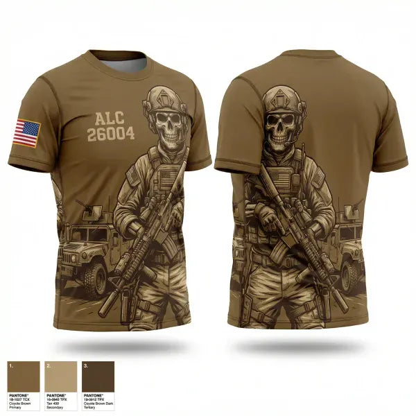 Short Sleeve Performance Shirt, ALC 26-004, Army, Teamtime, Team time, sublimation, custom sports apparel, team uniforms, spirit wear, spiritwear, sports uniforms, custom shirts, team store, custom team store, fundraiser sports, apparel fundraiser