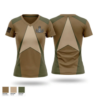 Womens Short Sleeve Vneck Shirt, 62nd OD CO (EOD), Army, Teamtime, Team time, sublimation, custom sports apparel, team uniforms, spirit wear, spiritwear, sports uniforms, custom shirts, team store, custom team store, fundraiser sports, apparel fundraiser