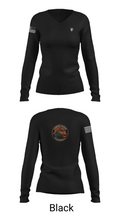 Cooper River Crab Bandits 83296088 Women's Long Sleeve V-neck Shirt - 35