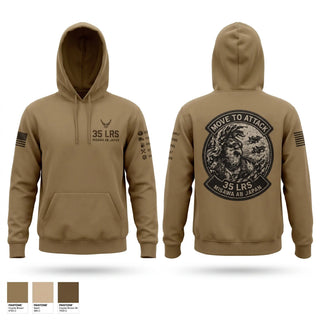 Hoodie, 35 LRS, Air Force, Teamtime, Team time, sublimation, custom sports apparel, team uniforms, spirit wear, spiritwear, sports uniforms, custom shirts, team store, custom team store, fundraiser sports, apparel fundraiser