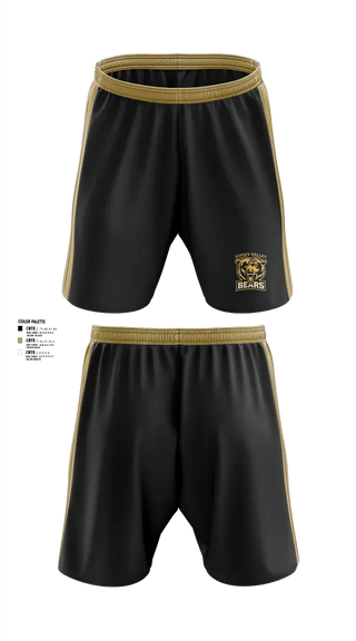 Athletic Shorts With Pockets, Sipsey Valley Bears, Baseball, Teamtime, Team time, sublimation, custom sports apparel, team uniforms, spirit wear, spiritwear, sports uniforms, custom shirts, team store, custom team store, fundraiser sports, apparel fundraiser