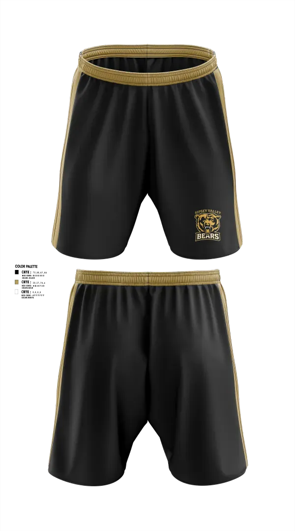 Athletic Shorts With Pockets, Sipsey Valley Bears, Baseball, Teamtime, Team time, sublimation, custom sports apparel, team uniforms, spirit wear, spiritwear, sports uniforms, custom shirts, team store, custom team store, fundraiser sports, apparel fundraiser