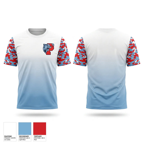 Soft Poly Tee Cotton Like Feel, Piedmont, Track & Field, Teamtime, Team time, sublimation, custom sports apparel, team uniforms, spirit wear, spiritwear, sports uniforms, custom shirts, team store, custom team store, fundraiser sports, apparel fundraiser