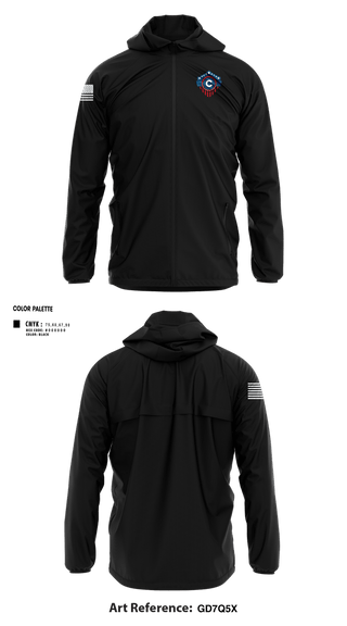 Windbreaker, CenTex Safety Solutions, LLC, Police, Teamtime, Team time, sublimation, custom sports apparel, team uniforms, spirit wear, spiritwear, sports uniforms, custom shirts, team store, custom team store, fundraiser sports, apparel fundraiser