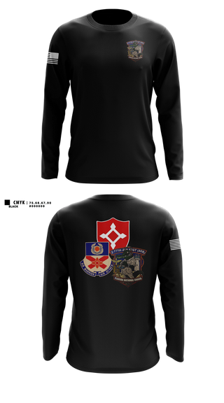 Long Sleeve Performance Shirt, 2-111th AOB, Army, Teamtime, Team time, sublimation, custom sports apparel, team uniforms, spirit wear, spiritwear, sports uniforms, custom shirts, team store, custom team store, fundraiser sports, apparel fundraiser