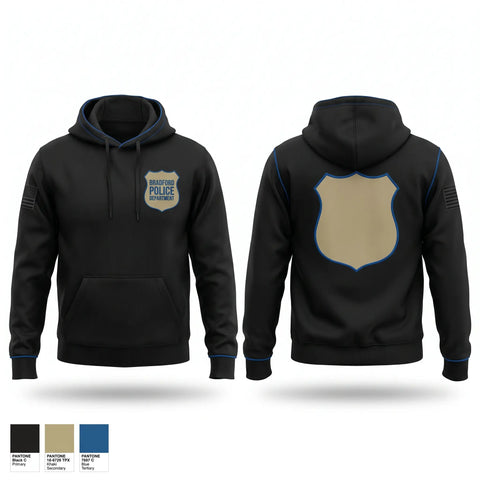 Hoodie, Bradford police department, Police, Teamtime, Team time, sublimation, custom sports apparel, team uniforms, spirit wear, spiritwear, sports uniforms, custom shirts, team store, custom team store, fundraiser sports, apparel fundraiser