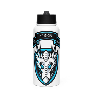 1st Platoon, 95th CBRN 66149028 Stainless Steel Water Bottle with a Straw Lid