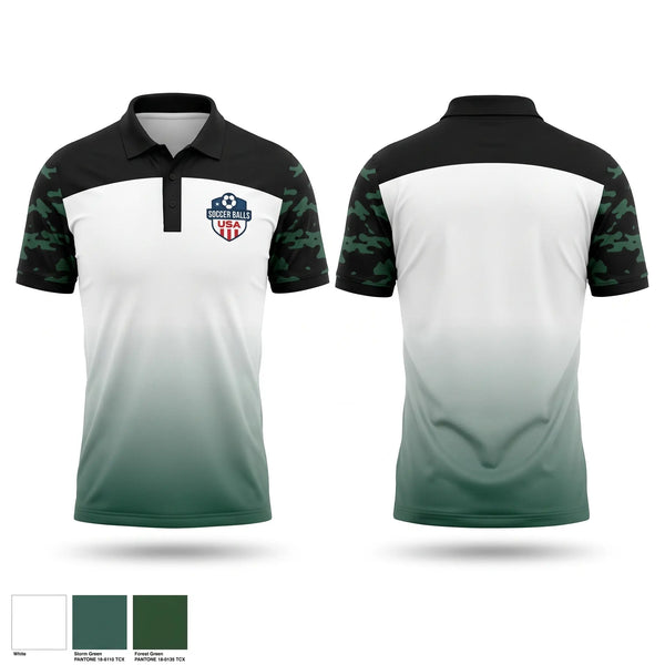 Short Sleeve Performance Polo, The Soccer Shop USA, Men's Soccer, Teamtime, Team time, sublimation, custom sports apparel, team uniforms, spirit wear, spiritwear, sports uniforms, custom shirts, team store, custom team store, fundraiser sports, apparel fundraiser
