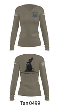 Tiger-43 85546110 Women's Long Sleeve V-neck Shirt - 77