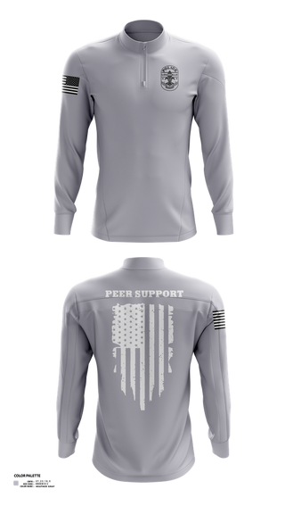 Quarter Zip Jacket, LMPD HSO TACMED, Police, Teamtime, Team time, sublimation, custom sports apparel, team uniforms, spirit wear, spiritwear, sports uniforms, custom shirts, team store, custom team store, fundraiser sports, apparel fundraiser