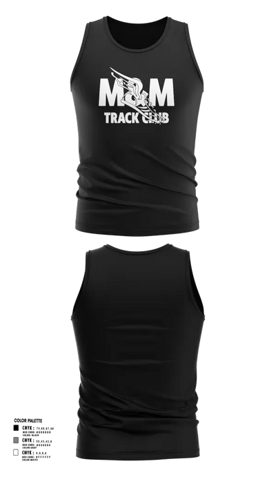 M & M Track Club-Greenville, Texas 27581032 Men's Track Singlet - 8