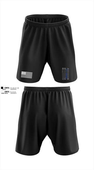 Athletic Shorts With Pockets, ECC Law Enforcement Training Academy, Police, Teamtime, Team time, sublimation, custom sports apparel, team uniforms, spirit wear, spiritwear, sports uniforms, custom shirts, team store, custom team store, fundraiser sports, apparel fundraiser