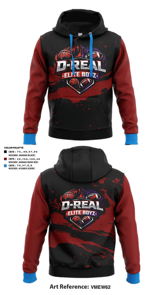Hoodie, D-real elite boyz, , Teamtime, Team time, sublimation, custom sports apparel, team uniforms, spirit wear, spiritwear, sports uniforms, custom shirts, team store, custom team store, fundraiser sports, apparel fundraiser