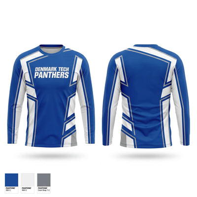 Denmark Tech Panthers Long Sleeve Performance Shirt 1