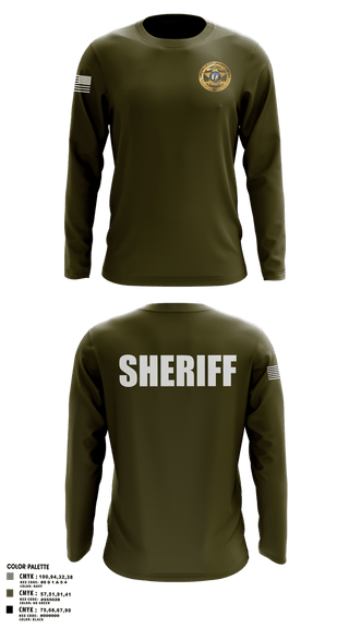 Long Sleeve Performance Shirt, Greene County Sheriff’s Office, Police, Teamtime, Team time, sublimation, custom sports apparel, team uniforms, spirit wear, spiritwear, sports uniforms, custom shirts, team store, custom team store, fundraiser sports, apparel fundraiser