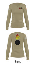 RTS-M FT. HOOD 77686881 Women's Long Sleeve V-neck Shirt - 97