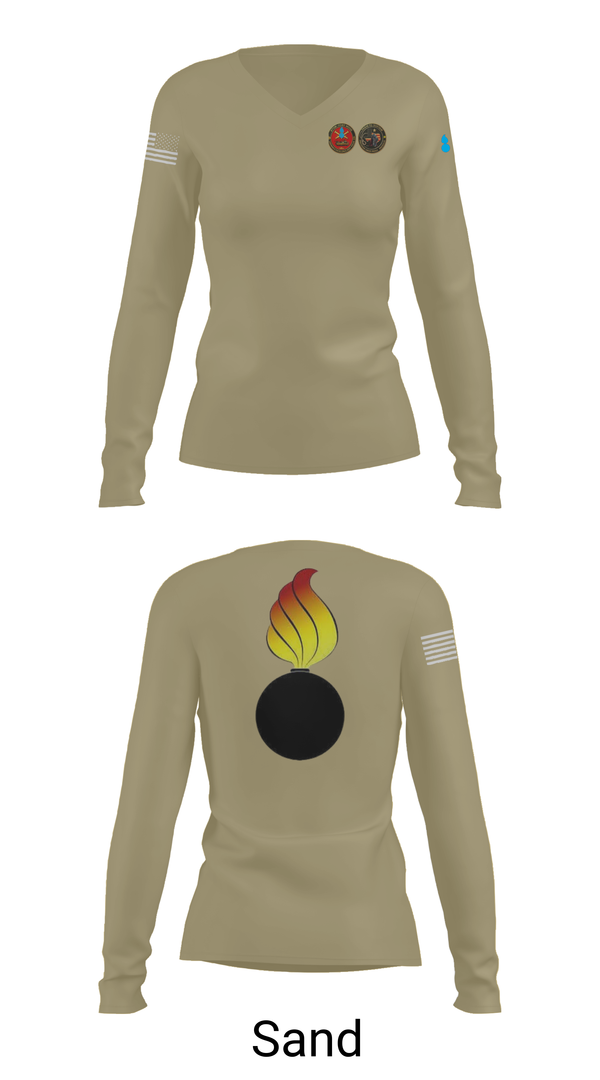 Womens Long Sleeve Vneck Shirt, RTS-M FT. HOOD, , Teamtime, Team time, sublimation, custom sports apparel, team uniforms, spirit wear, spiritwear, sports uniforms, custom shirts, team store, custom team store, fundraiser sports, apparel fundraiser