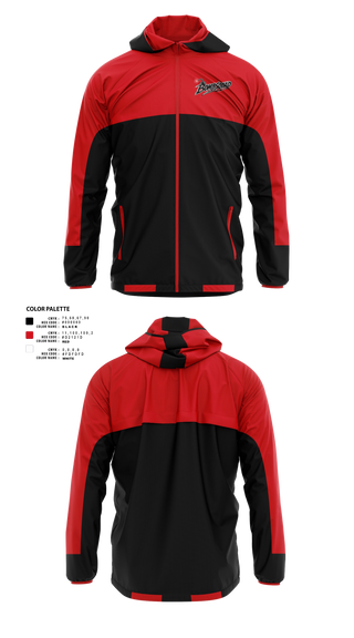Windbreaker, Bombsquad 11u, Baseball, Teamtime, Team time, sublimation, custom sports apparel, team uniforms, spirit wear, spiritwear, sports uniforms, custom shirts, team store, custom team store, fundraiser sports, apparel fundraiser