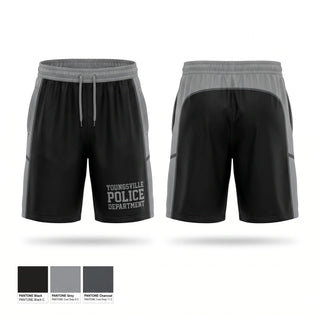 Athletic Shorts With Pockets, Youngsville Police Department, Police, Teamtime, Team time, sublimation, custom sports apparel, team uniforms, spirit wear, spiritwear, sports uniforms, custom shirts, team store, custom team store, fundraiser sports, apparel fundraiser