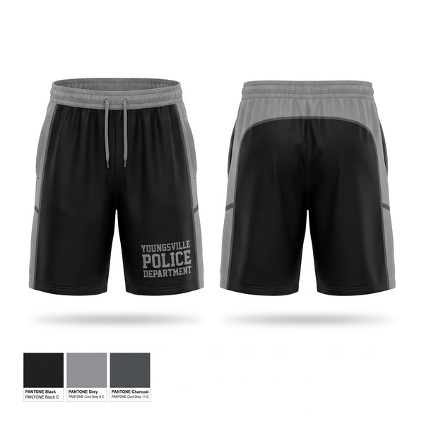 Athletic Shorts With Pockets, Youngsville Police Department, Police, Teamtime, Team time, sublimation, custom sports apparel, team uniforms, spirit wear, spiritwear, sports uniforms, custom shirts, team store, custom team store, fundraiser sports, apparel fundraiser