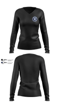 Logan Stemz Entertainment 37829386 Women's Long Sleeve V-neck Shirt - 102