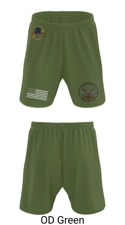 RCKT BTRY D 2nd BN 14th MAR 78897575 Athletic Shorts With Pockets - 49