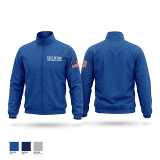 Windbreaker, East Bethel Fire Department, Fire Department, Teamtime, Team time, sublimation, custom sports apparel, team uniforms, spirit wear, spiritwear, sports uniforms, custom shirts, team store, custom team store, fundraiser sports, apparel fundraiser