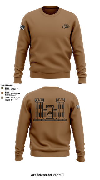Crew Neck Sweatshirt, TCC, National Guard, Teamtime, Team time, sublimation, custom sports apparel, team uniforms, spirit wear, spiritwear, sports uniforms, custom shirts, team store, custom team store, fundraiser sports, apparel fundraiser