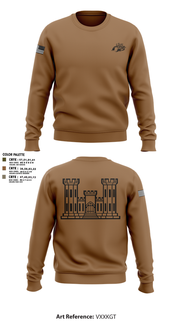Crew Neck Sweatshirt, TCC, National Guard, Teamtime, Team time, sublimation, custom sports apparel, team uniforms, spirit wear, spiritwear, sports uniforms, custom shirts, team store, custom team store, fundraiser sports, apparel fundraiser