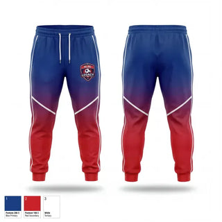 Sweatpants, Legacy FC, Men's Soccer, Teamtime, Team time, sublimation, custom sports apparel, team uniforms, spirit wear, spiritwear, sports uniforms, custom shirts, team store, custom team store, fundraiser sports, apparel fundraiser