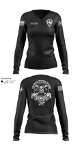 Aberdeen Proving Ground Police Department 17924392 Women's Long Sleeve V-neck Shirt - 30