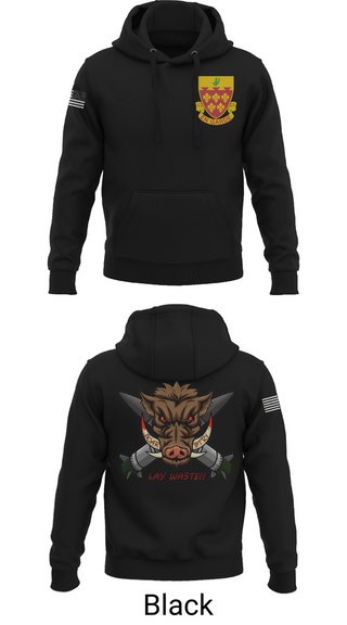 Hoodie, Boar Battery 1-77 FAR, Army, Teamtime, Team time, sublimation, custom sports apparel, team uniforms, spirit wear, spiritwear, sports uniforms, custom shirts, team store, custom team store, fundraiser sports, apparel fundraiser
