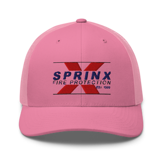 SPRINX FIRE PROTECTION 22334846 Retro Trucker Hat | Yupoong 6606