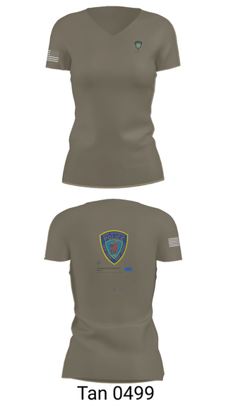 Womens Short Sleeve Vneck Shirt, Port Authority Police, , Teamtime, Team time, sublimation, custom sports apparel, team uniforms, spirit wear, spiritwear, sports uniforms, custom shirts, team store, custom team store, fundraiser sports, apparel fundraiser