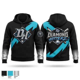 Hoodie, Diamond Hitterz, Baseball, Teamtime, Team time, sublimation, custom sports apparel, team uniforms, spirit wear, spiritwear, sports uniforms, custom shirts, team store, custom team store, fundraiser sports, apparel fundraiser