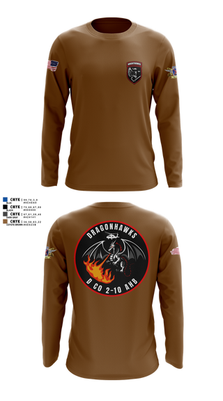 Long Sleeve Performance Shirt, 2-10 AHB Knighthawks, Spirit Store, Teamtime, Team time, sublimation, custom sports apparel, team uniforms, spirit wear, spiritwear, sports uniforms, custom shirts, team store, custom team store, fundraiser sports, apparel fundraiser