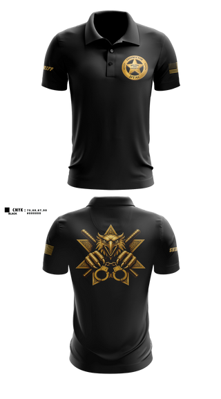Short Sleeve Performance Polo, Solano County Sheriff's Office Defensive Tactics Unit, Police, Teamtime, Team time, sublimation, custom sports apparel, team uniforms, spirit wear, spiritwear, sports uniforms, custom shirts, team store, custom team store, fundraiser sports, apparel fundraiser