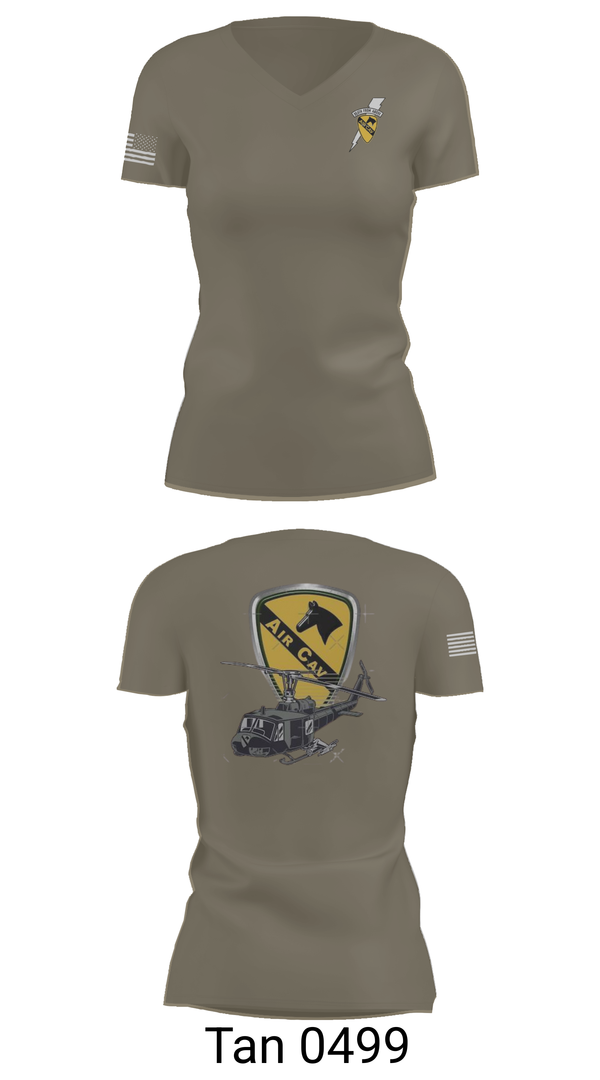 Womens Short Sleeve Vneck Shirt, 3227 aircav, Army, Teamtime, Team time, sublimation, custom sports apparel, team uniforms, spirit wear, spiritwear, sports uniforms, custom shirts, team store, custom team store, fundraiser sports, apparel fundraiser