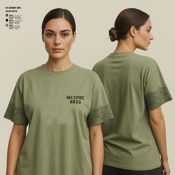 Womens Short Sleeve Vneck Shirt, MCIPAC Brig, , Teamtime, Team time, sublimation, custom sports apparel, team uniforms, spirit wear, spiritwear, sports uniforms, custom shirts, team store, custom team store, fundraiser sports, apparel fundraiser