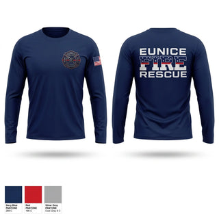 Long Sleeve Performance Shirt, Eunice Fire Department, Fire Department, Teamtime, Team time, sublimation, custom sports apparel, team uniforms, spirit wear, spiritwear, sports uniforms, custom shirts, team store, custom team store, fundraiser sports, apparel fundraiser